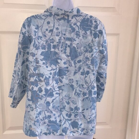 Vintage Florentine Petites Woman’s Blouse Size 10P - Picture 5 of 10